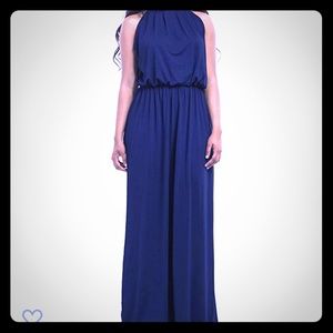 High Neck Maxi Dress